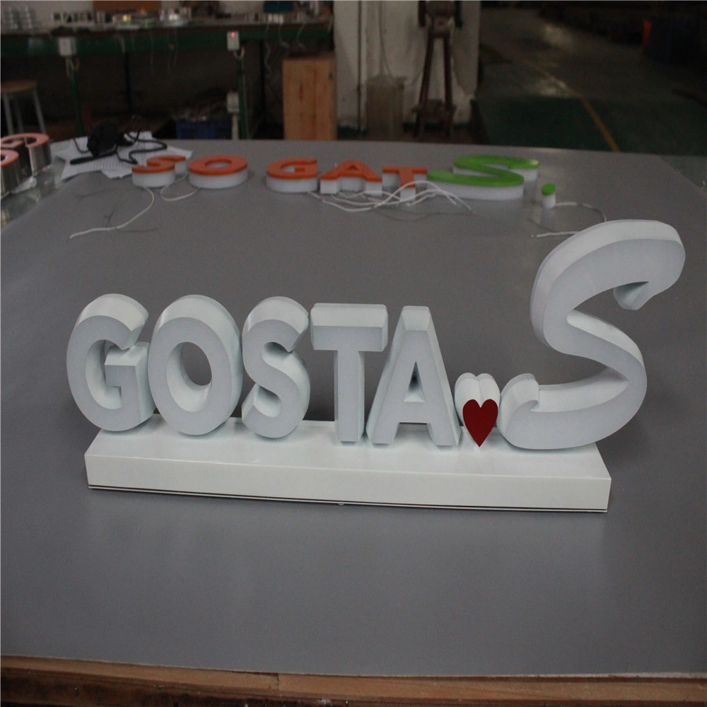 Light up Mini Acrylic Letters LED Illuminated Acrylic Letters Signs