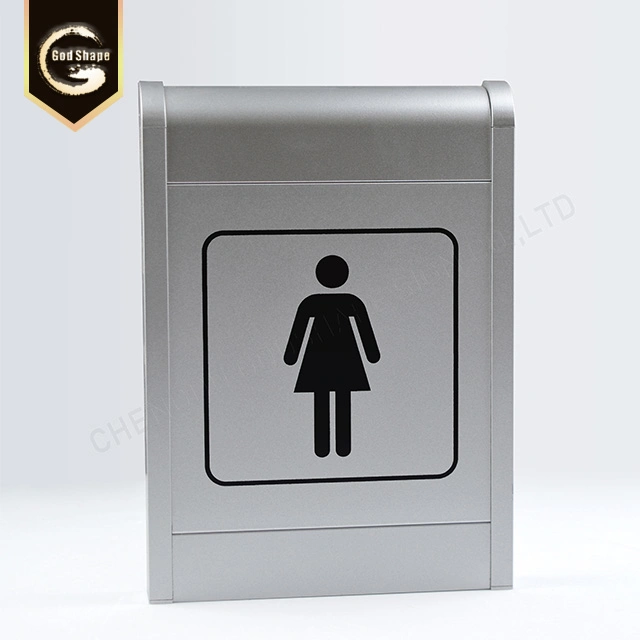 Aluminum Alloy Plate Plaque Sign for Toilet Restroom Washing Room Office Door Building Wall Plate Sign