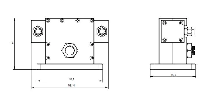 Pieces De Four Dequipement De Micro-Onde De Charge Deau De Guide D&prime;onde Dabsorption Denergie De Micro-Onde