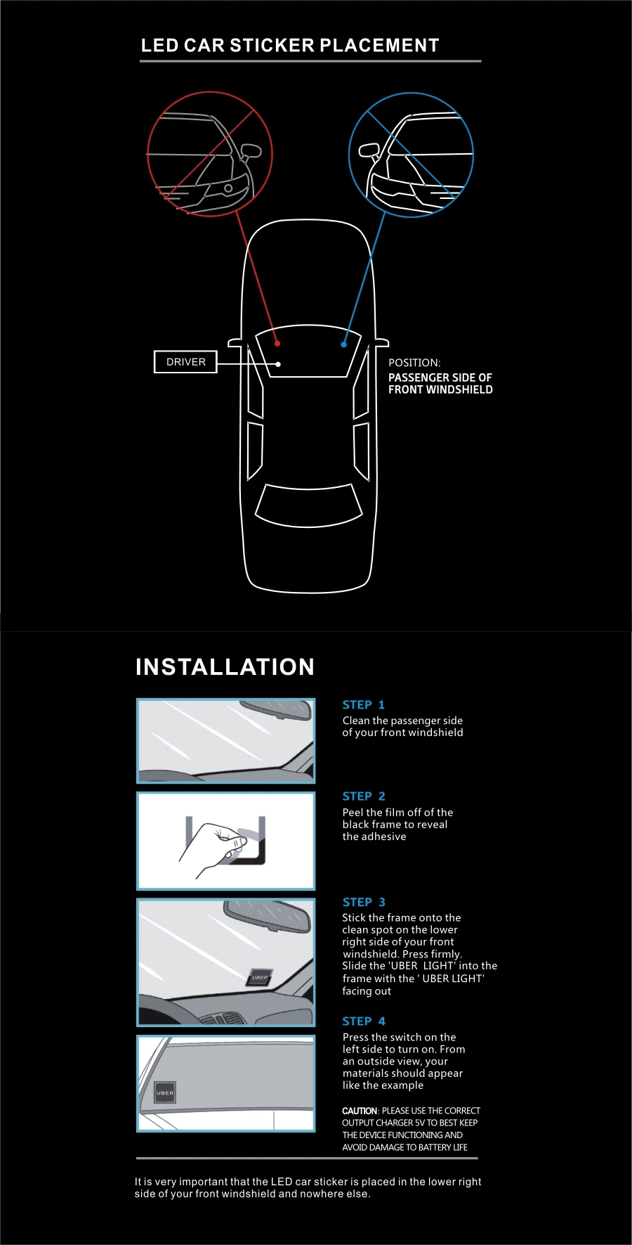 The New Taxi Light Sharing Car Light Logo LED Light Car Sticker Logo Light Built-in Lithium Battery Can Be Charged by USB