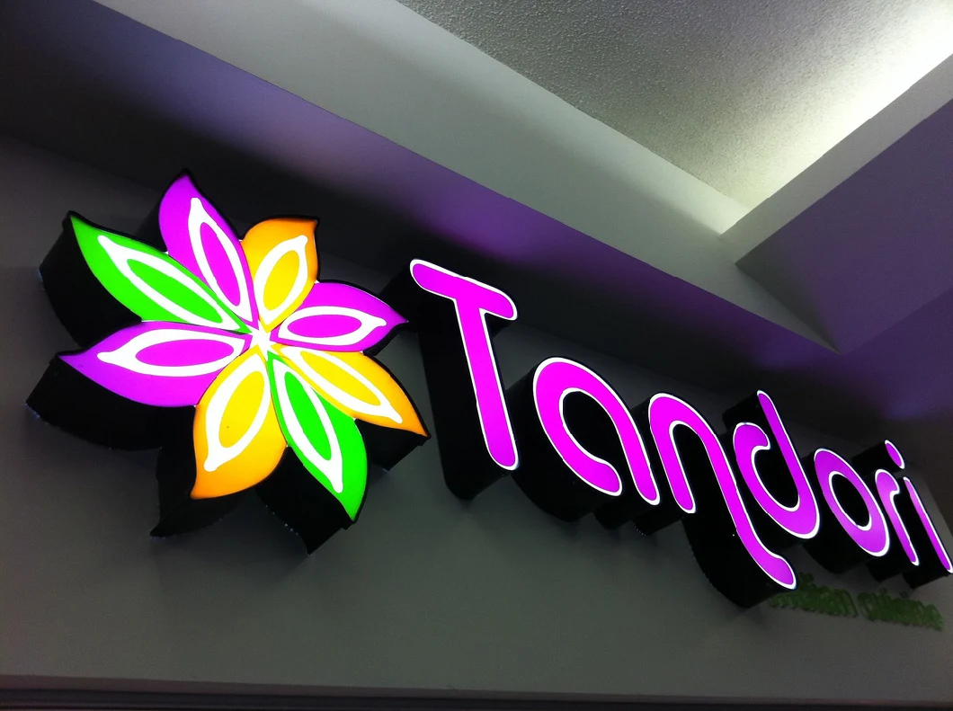 Illuminated Signage LED Sign Front Back Lit Acrylic Channel Letters