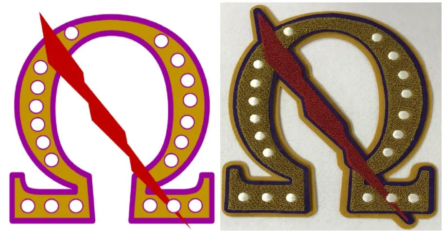 Custom Nice Heat Transfer Chenille Labels, Logo Chenille Customized Patches for Garments/Bags.