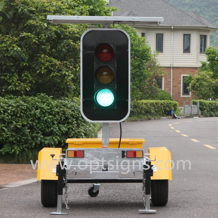 Solar Power Portable Traffic Signals