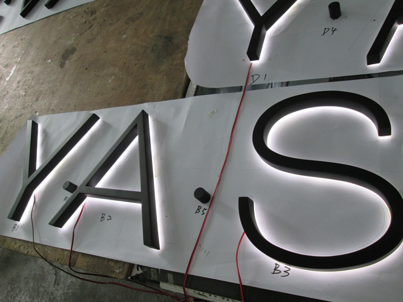 LED Backlit Channel Letter Signs Metal LED Signage China Supply