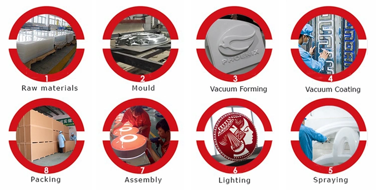 Custom 3D Jaguar Shape Car Logos Vacuum Forming Car Advertising Signage Car Logo Showroom Signs