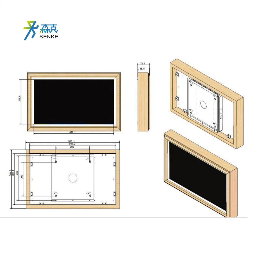 Senke Customization 65 Inch Digital Photo Frame Digital Photo Frame Digital Signs for Churches