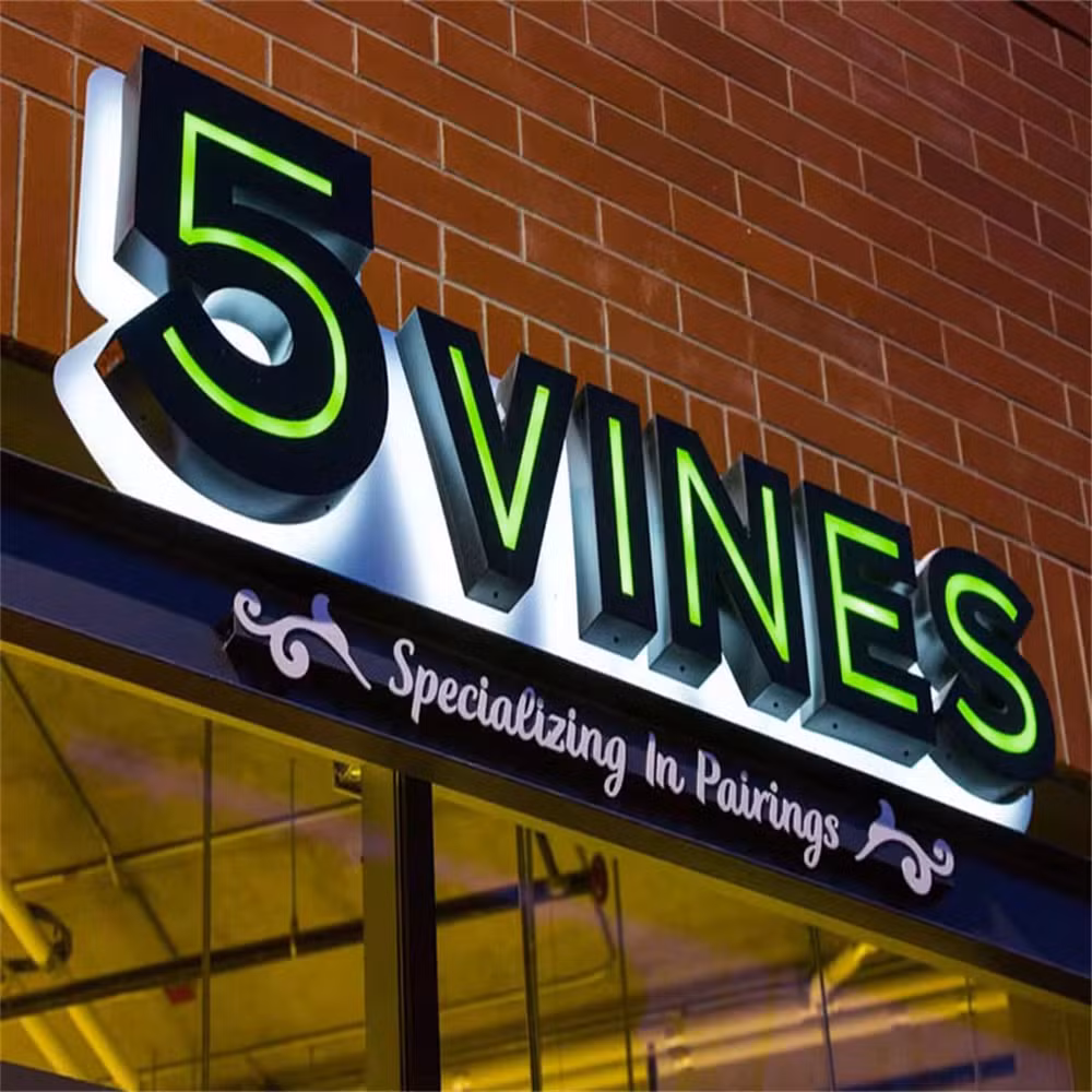 LED Letter Sign Shop Storefront and Signage Free Design Outdoor Box Light