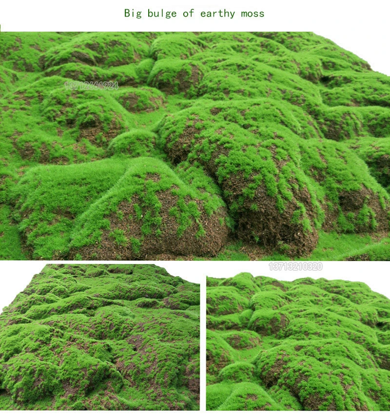 Wholesale Artificial Moss Turf Fake Moss Carpet for Garden Ornaments