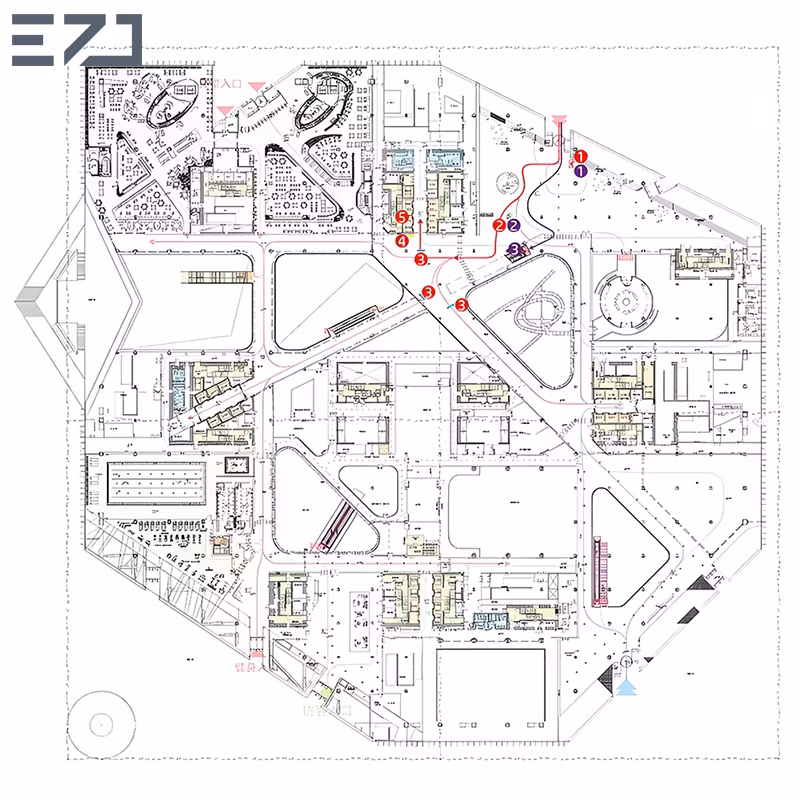 Ezd Corporate Wayfinding Interior Signage Hospital Directory Sign