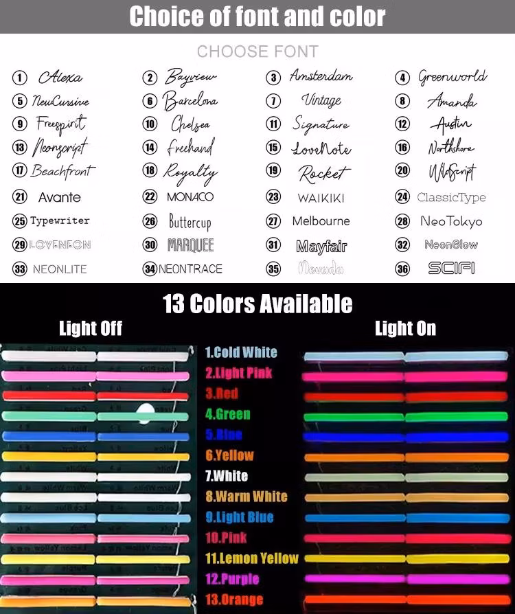 Creative Neon Sign Customization, Suitable for Various Business Venues