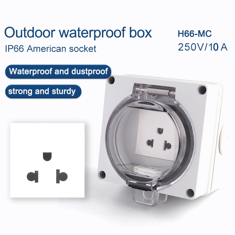 15A Us Weatherproof Single Socket