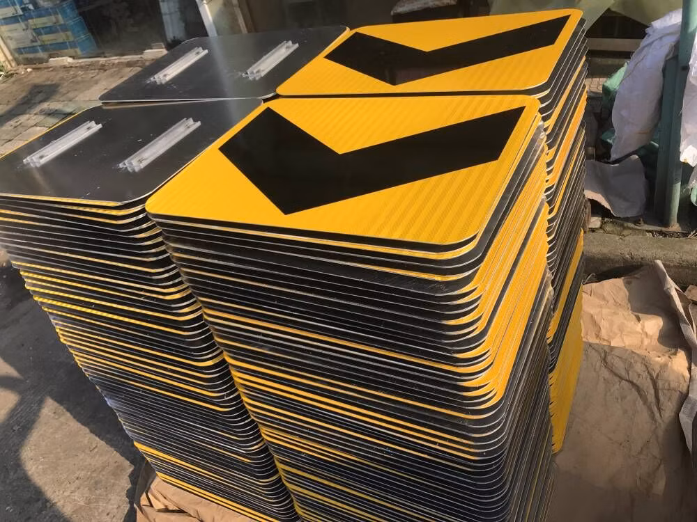 Manufacturer Highway Traffic Road Reflective Aluminum Warning Sign