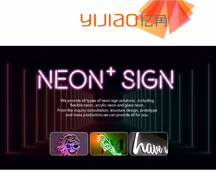 Vibrant Neon Sign Letters for Youthful and Fun Event Atmosphere