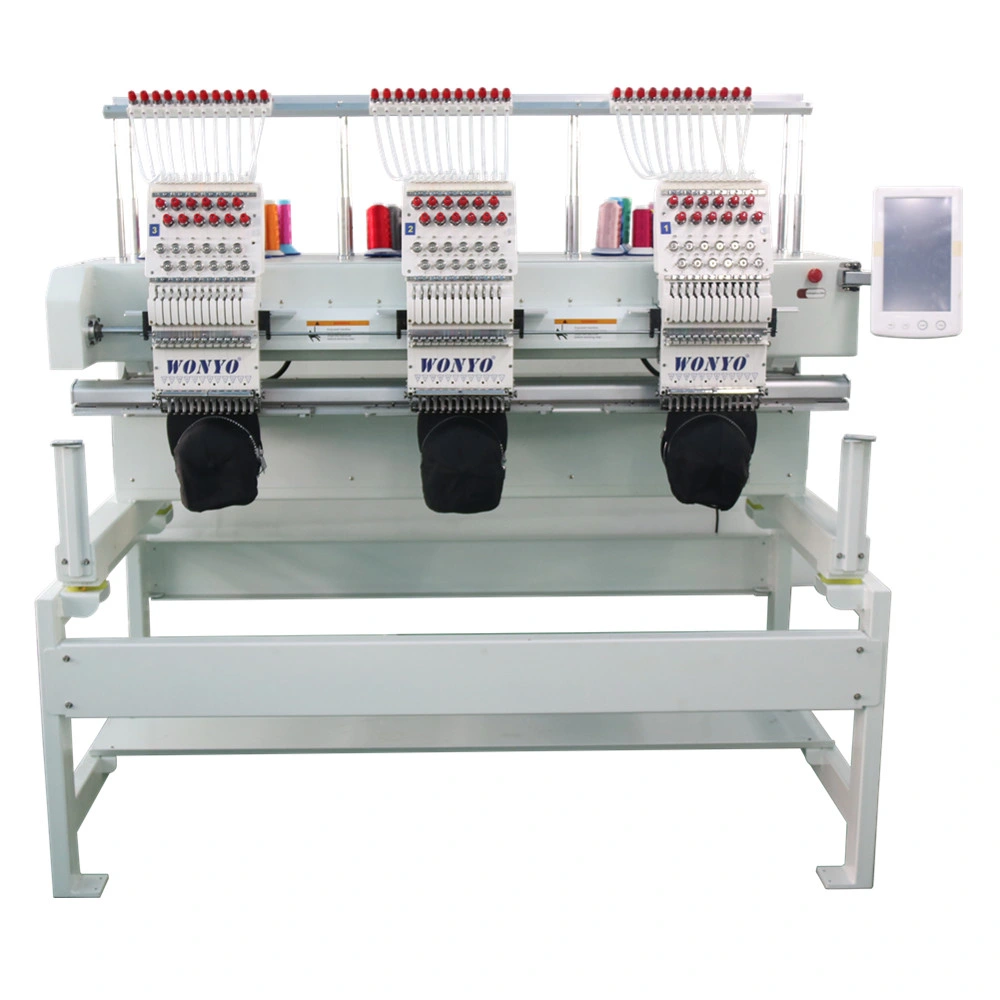 3 Head Multi Purpose Computerized Moss Chain Stitch Embroidery Machine