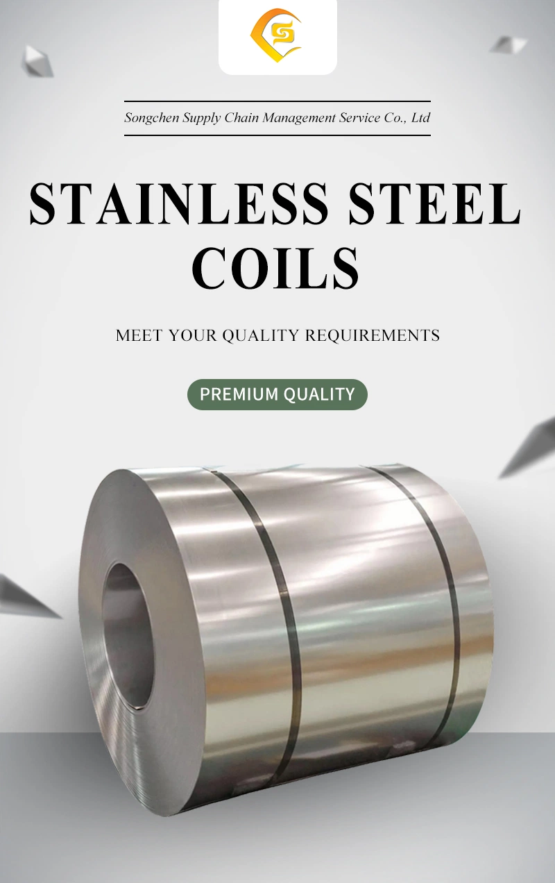 201 301 304 316 410 430 904L Ss Coils Cold Rolled Stainless Steel Coil Factory Price