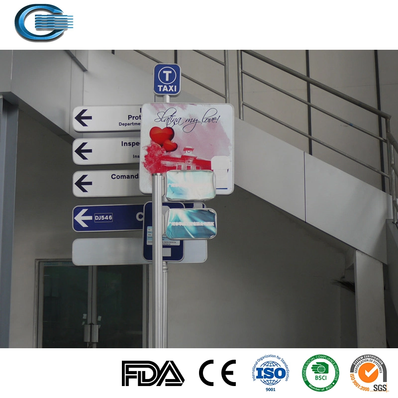 Huasheng China Manufacturer Enamel Aluminum Metal Custom Advertising Road Signs