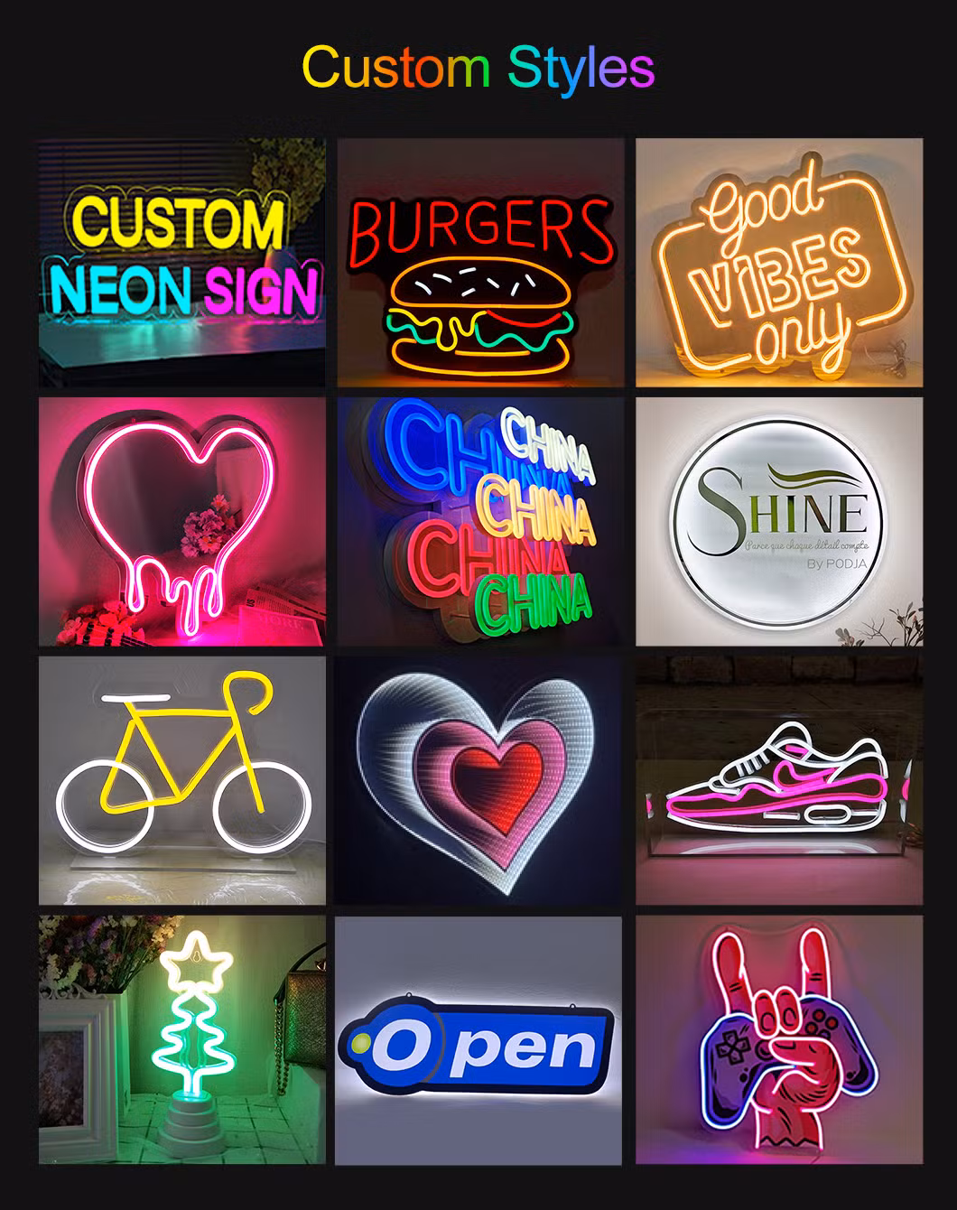 Custom Headlight Neon Acrylic Logo Car Sign