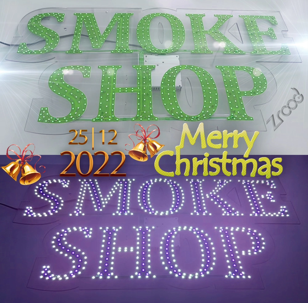 Custom Backlit 3D Business Sign Logo LED Metal Light up Letters Acrylic Sign