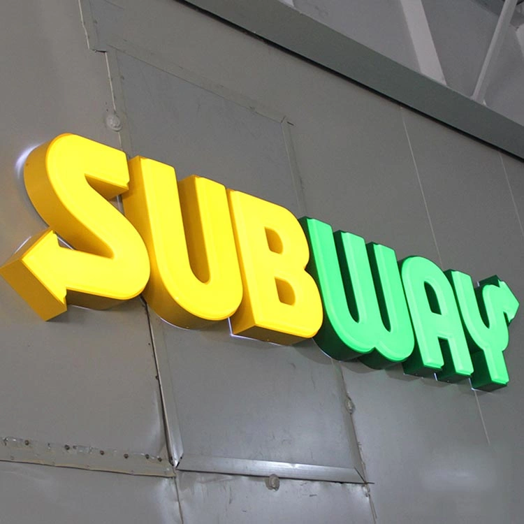 New Designed Stainless Steel Frame 3D LED Letter Signs