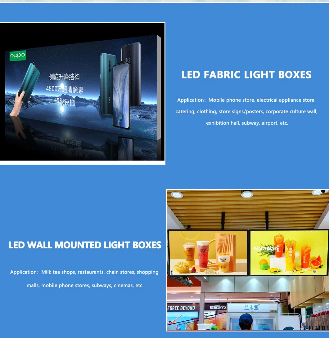 Lightbox LED Store Sign 3D Acrylic Stand LED Light Box Sign Board