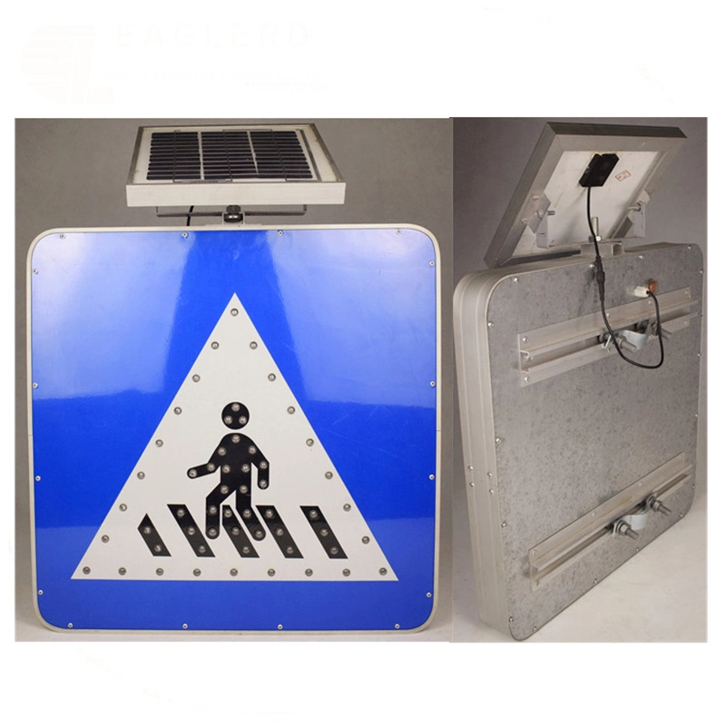 Solar Direction Sign Traffic Sign with Trailer