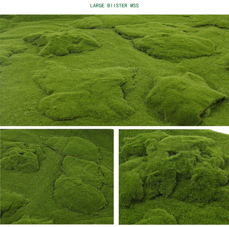 Wholesale Artificial Moss Turf Fake Moss Carpet for Garden Ornaments