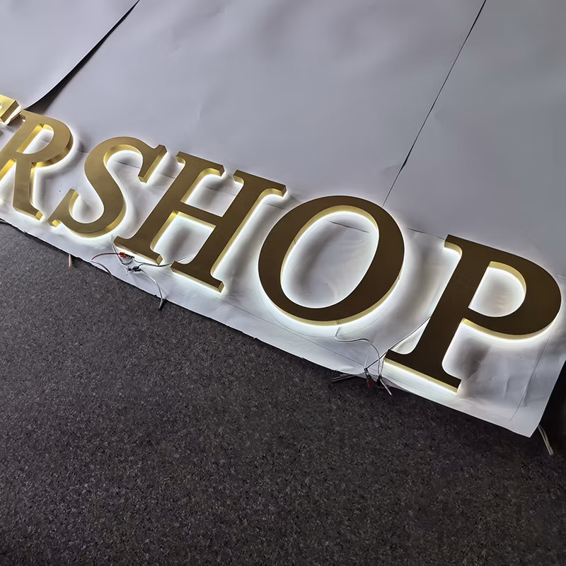 Custom Advertising Backlit Outdoor 3D Business Logo Sign Channel Letter LED Signage