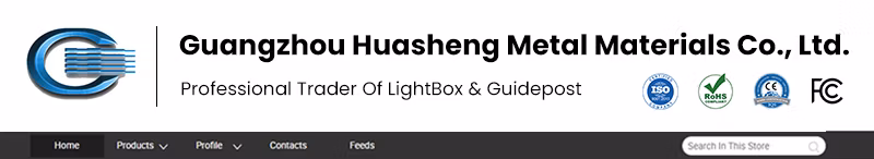 Huasheng Traffic Warning Lamp Solar Road Stud Lights Highway Sidewalk Deck Lamp Waypoint Guidepost Flash Red Lighting