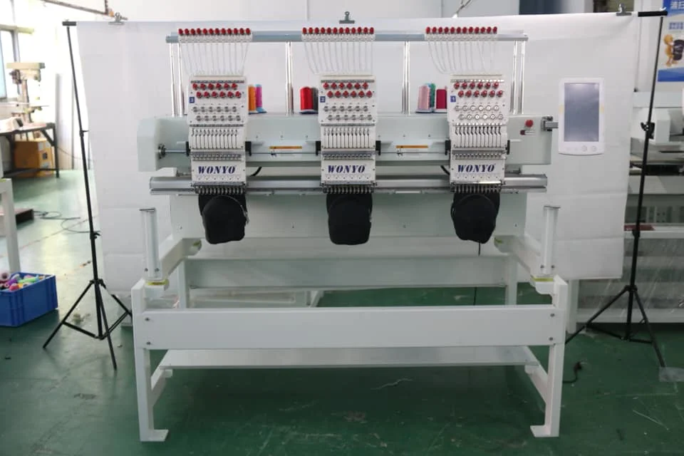 3 Head Multi Purpose Computerized Moss Chain Stitch Embroidery Machine