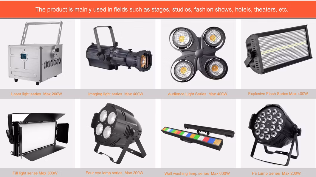 Siosun Remote Control Dynamic Projector Lamp 4 Logos Switching LED Stage Light Gobo Projector 100W 200W 300W Outdoor