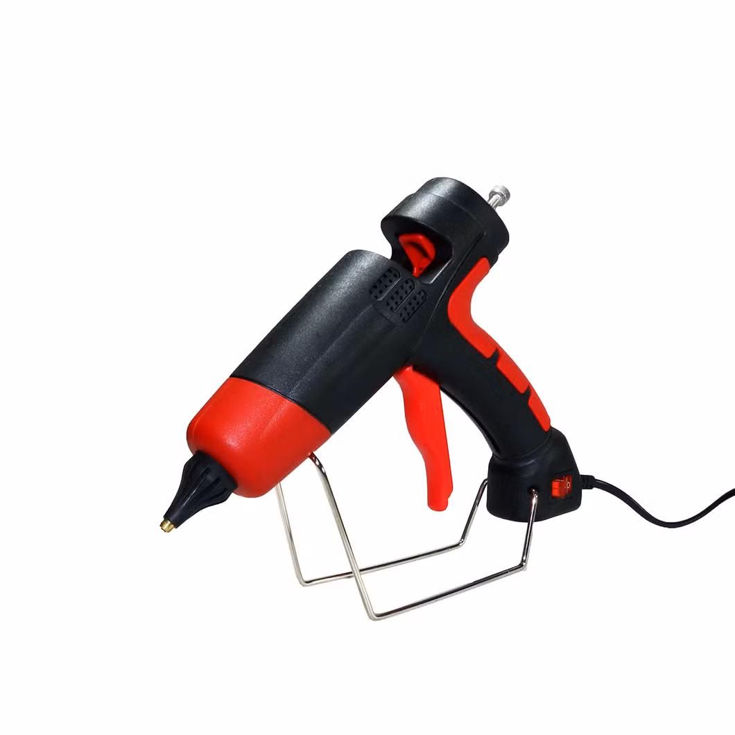 Chinese Hot Selling High Quality 100W-120W Hot Melt Glue Gun with a Big Stand for Industrial Use Customizable Brand and Color