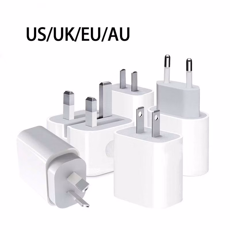 Portable Retractable Dual Type-C Ports 35W 40W 50W Fast Charger UK Us EU Plug Power Adapter Pd 20W QC 3.0 GaN Wall Charger for Sam-Sung