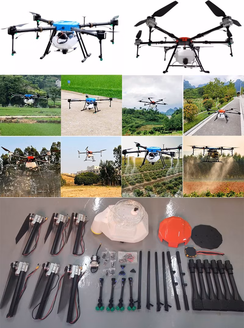 China Drones Herbicide Field Spraying Chemicals Disinfectant Uso De Drones En La Agricultura AG Biggest Spray Drones Manguera a Presion