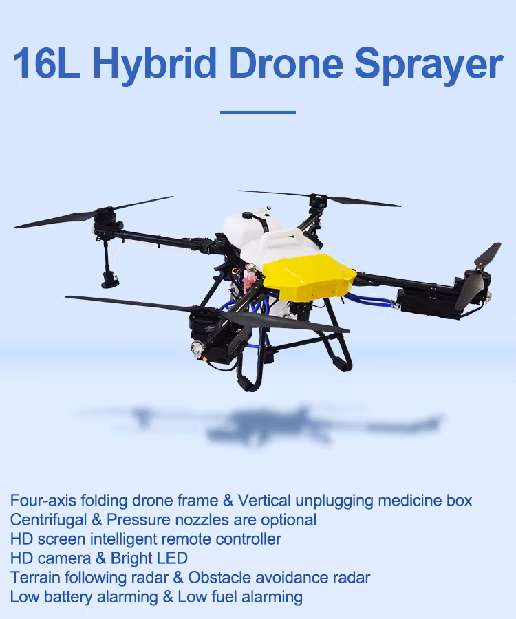 Joyance Factory Price New Spraying 16 Liters Capacity 16L Hybrid gasoline Agricultural Drone Sprayer for Pesticide Spray in Large Farm for Plant Protection