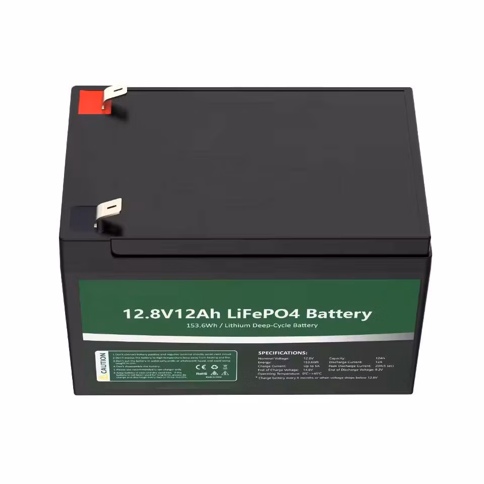 Factory Lithium Ion 12.8V 10ah 12ah 18ah 20ah LiFePO4 Battery for Ice Fishing Boat Fish Finder