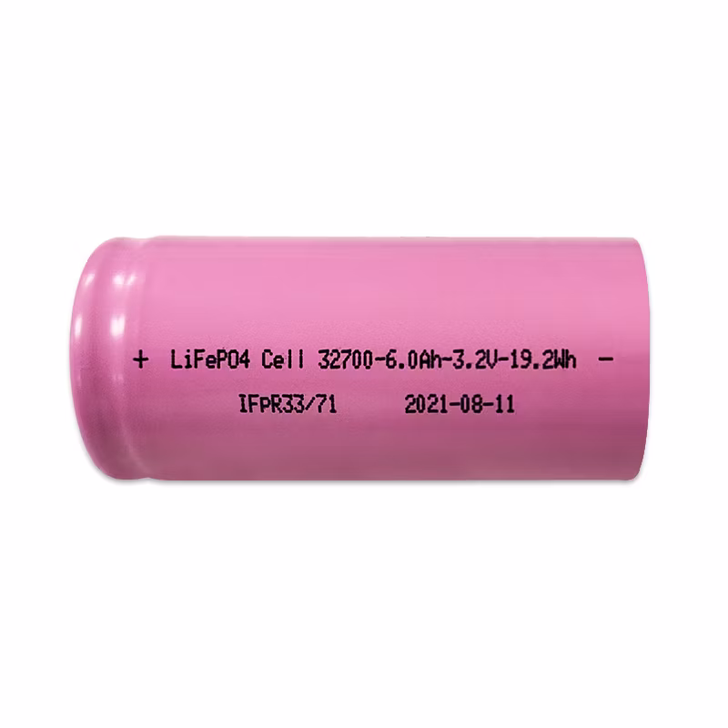 High Quality 32700 32650 6ah Cc CV LiFePO4 Battery Cells 3.2V 19.2wh for Solar Battery Pack