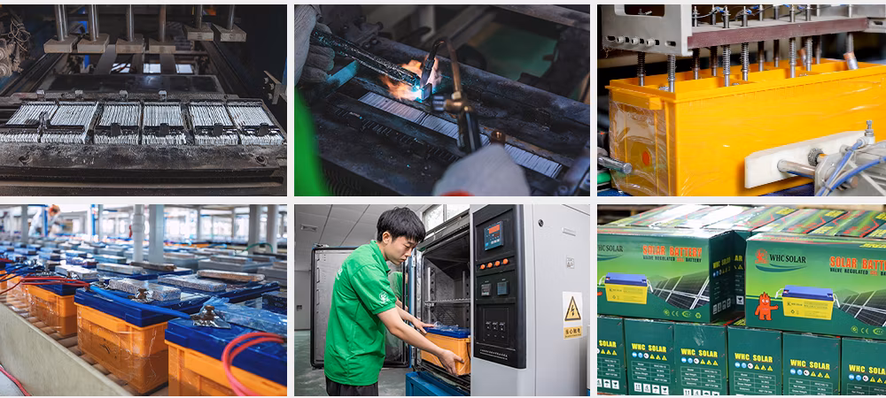 Whc Solar Battery Price Deep Cycle Gel Battery 12V 200ah AGM Battery UPS Battery for Solar Energy System