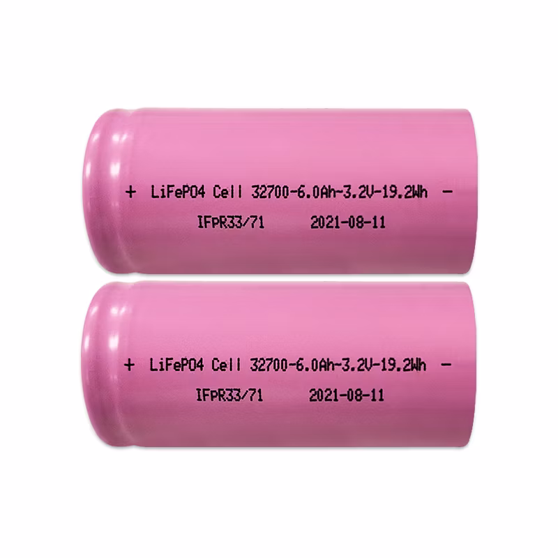 High Quality 32700 32650 6ah Cc CV LiFePO4 Battery Cells 3.2V 19.2wh for Solar Battery Pack