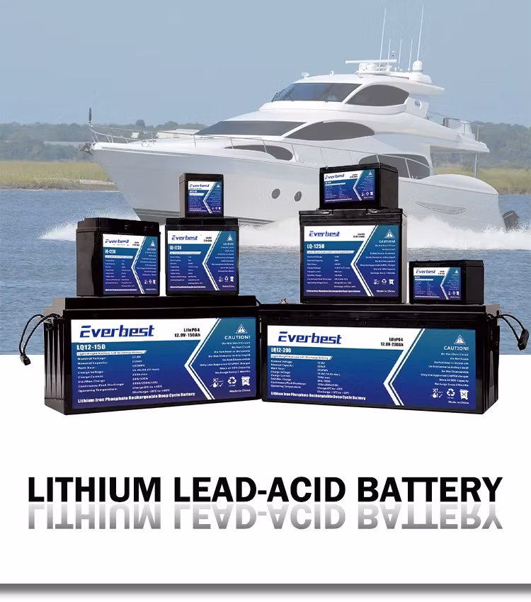 Lithium Ion Battery High Quality to Replace Lead Acid Battery LiFePO4 12.8V 12ah 10ah 6ah for Golf Trolley Battery