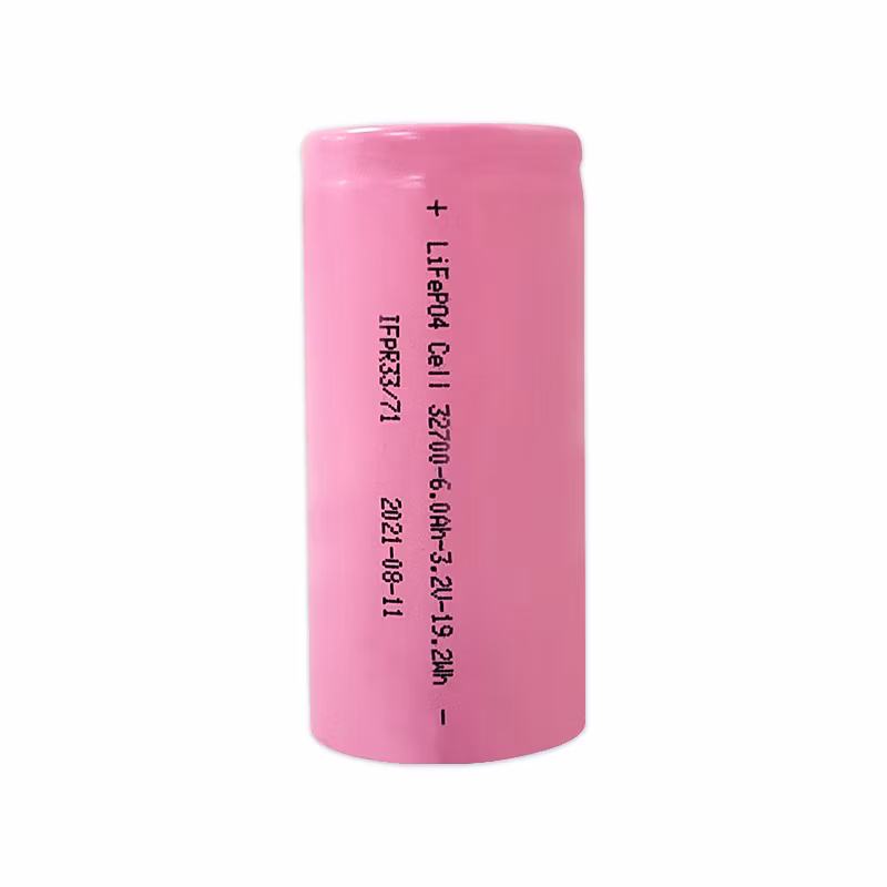 High Quality 32700 32650 6ah Cc CV LiFePO4 Battery Cells 3.2V 19.2wh for Solar Battery Pack