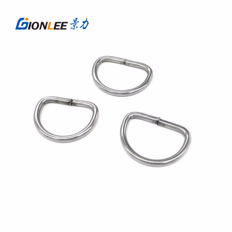 Iron Wire Small D Buckle Handbag D-Shaped Buckle Semicircle Metal D-Ring