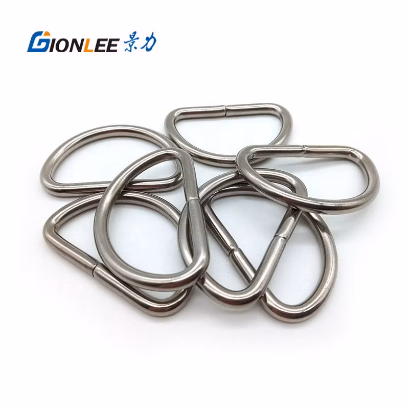Iron Wire Small D Buckle Handbag D-Shaped Buckle Semicircle Metal D-Ring