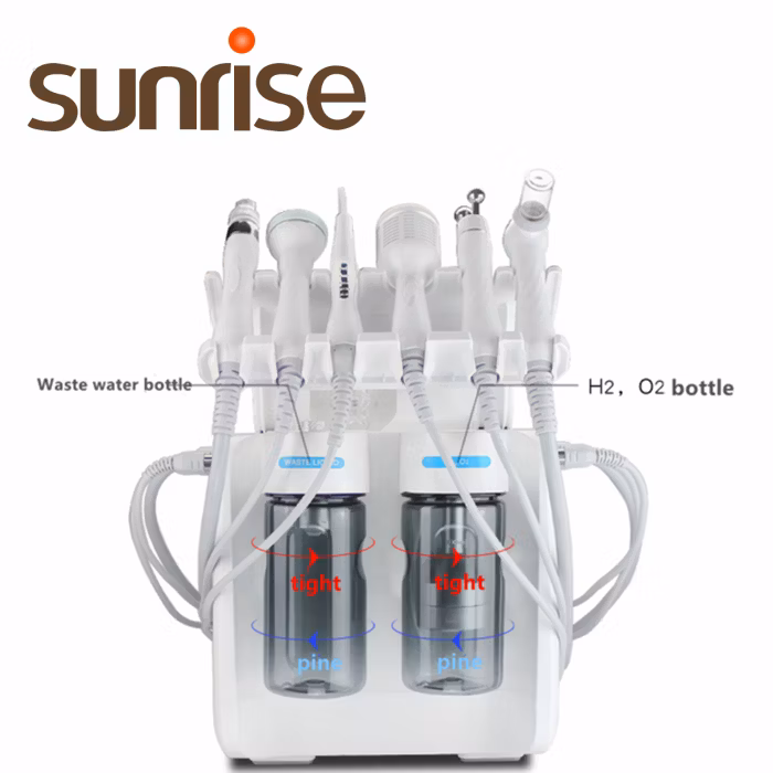 Multifunctional Skin Care Water Oxygen Machine RF Hydro Skin Rejuvenation Face Whitening Deeping Cleaning Device