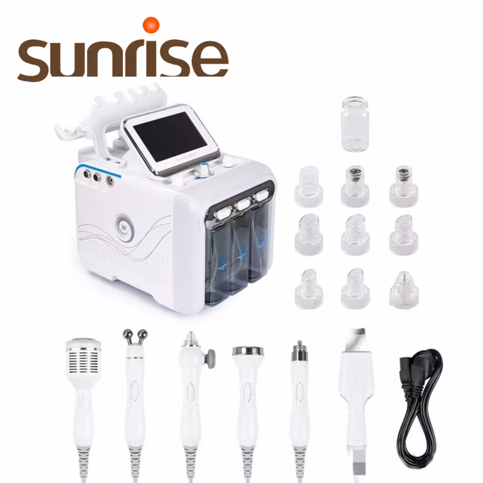 Multifunctional Skin Care Water Oxygen Machine RF Hydro Skin Rejuvenation Face Whitening Deeping Cleaning Device