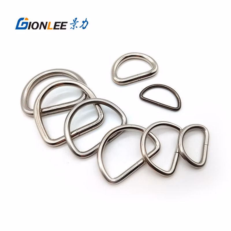 Iron Wire Small D Buckle Handbag D-Shaped Buckle Semicircle Metal D-Ring