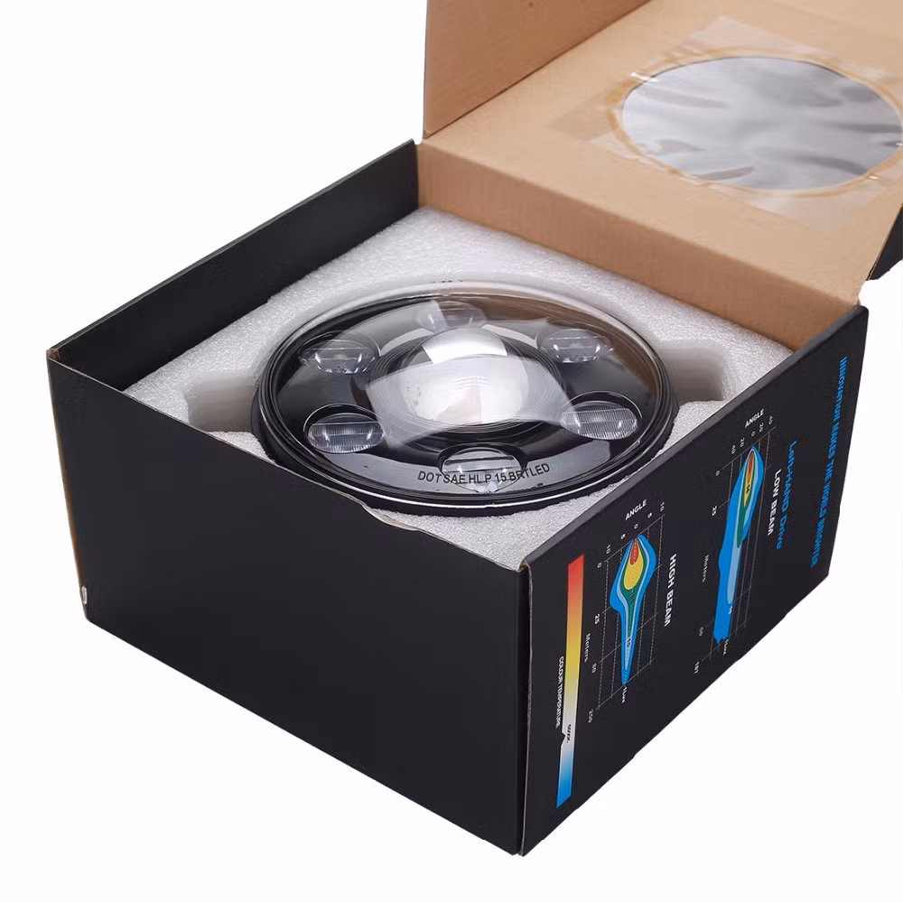 ECE R112 Approved Headlight for European Market 7inch Round LED Headlight with High Low Beam DRL for Truck Offroad LED Headlight