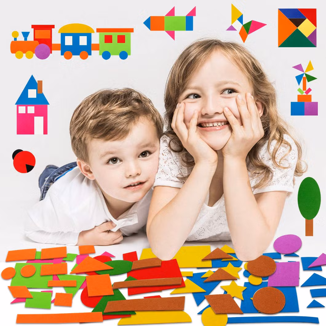 Preschool Shapes Felt Busy Board Wall Hanging Toddlers Montessori Toys