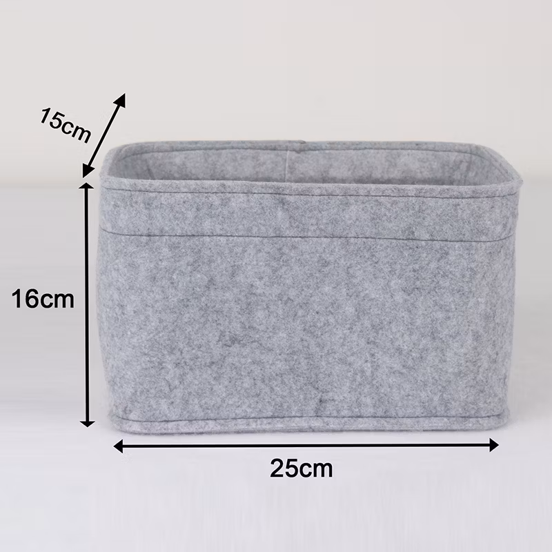 Cute Design Felt Toy Storage Basket Organizer Baskets Collapsiblefelt Laundry Basket