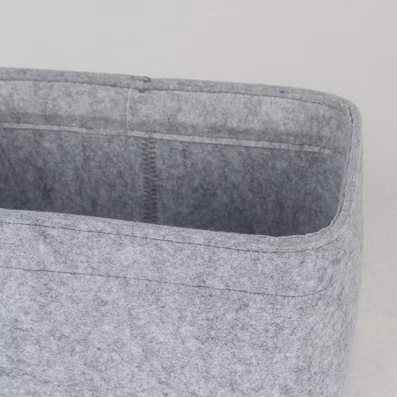 Cute Design Felt Toy Storage Basket Organizer Baskets Collapsiblefelt Laundry Basket