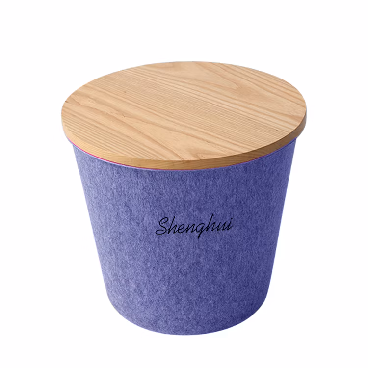 Large Felt Woven Storage Basket Set China Supplier Eco-Friendly Material Laundry Baskets Shoe Clothing Storage
